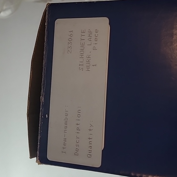 Towle Lead Crystal Silhouette Hurricane Lamp - Picture 5 of 8